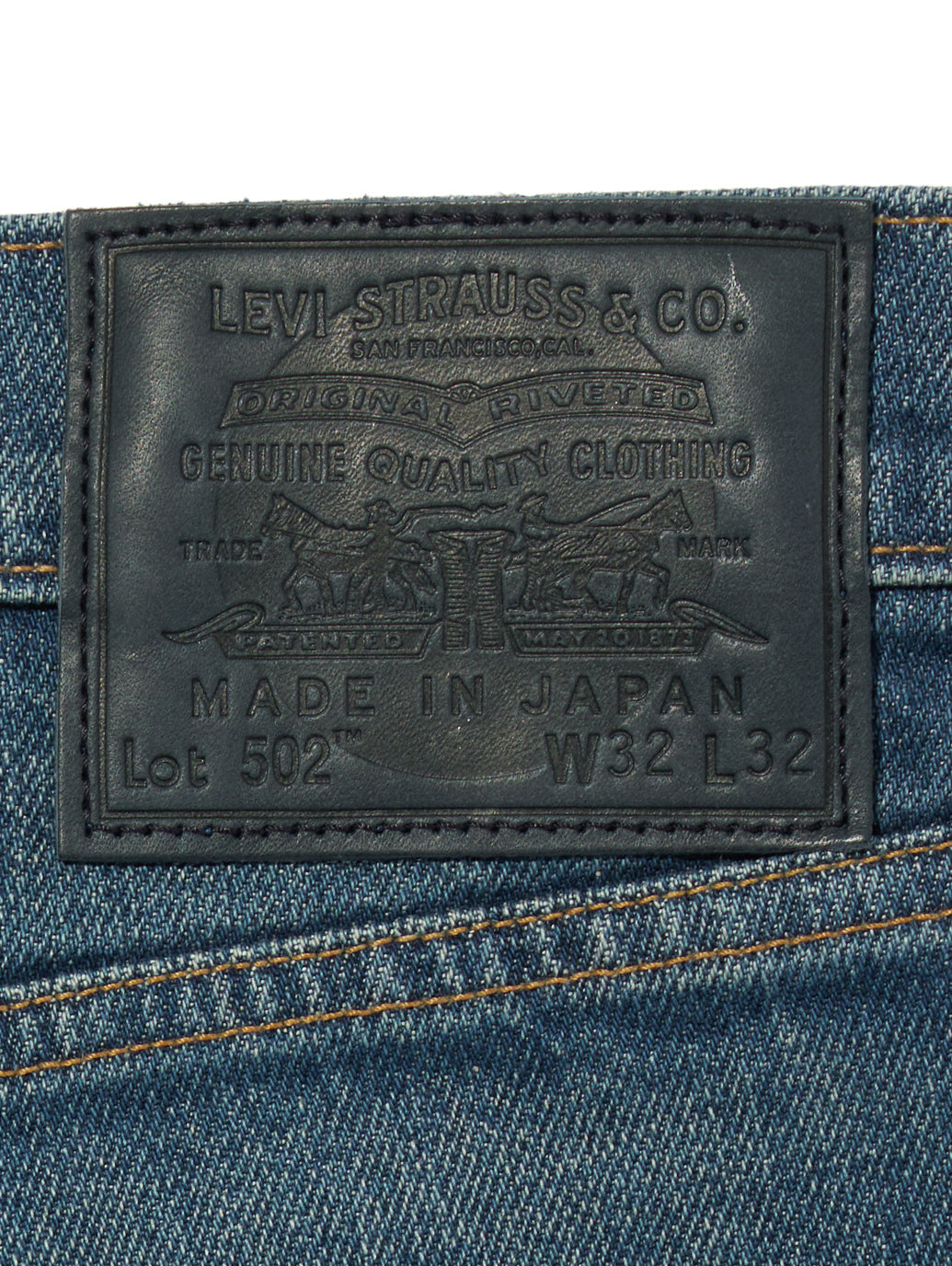 502™ テーパードジーンズ ミディアムインディゴ RIGAN MADE IN JAPAN