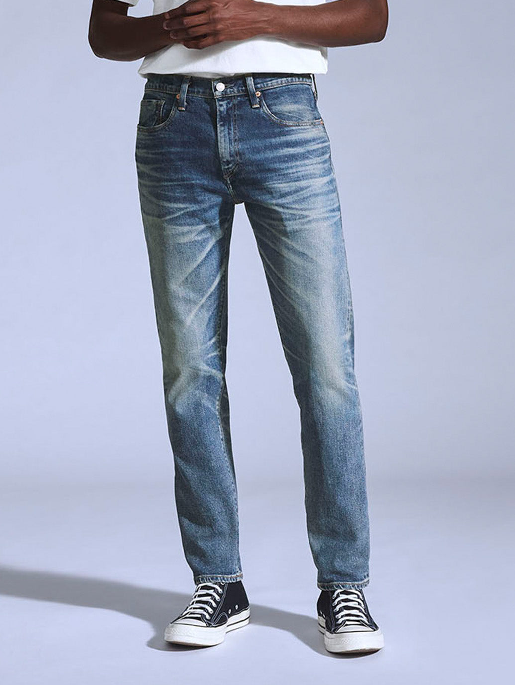 BLUETAB™ 502™ テーパードジーンズ ミディアムインディゴ MADE IN JAPAN