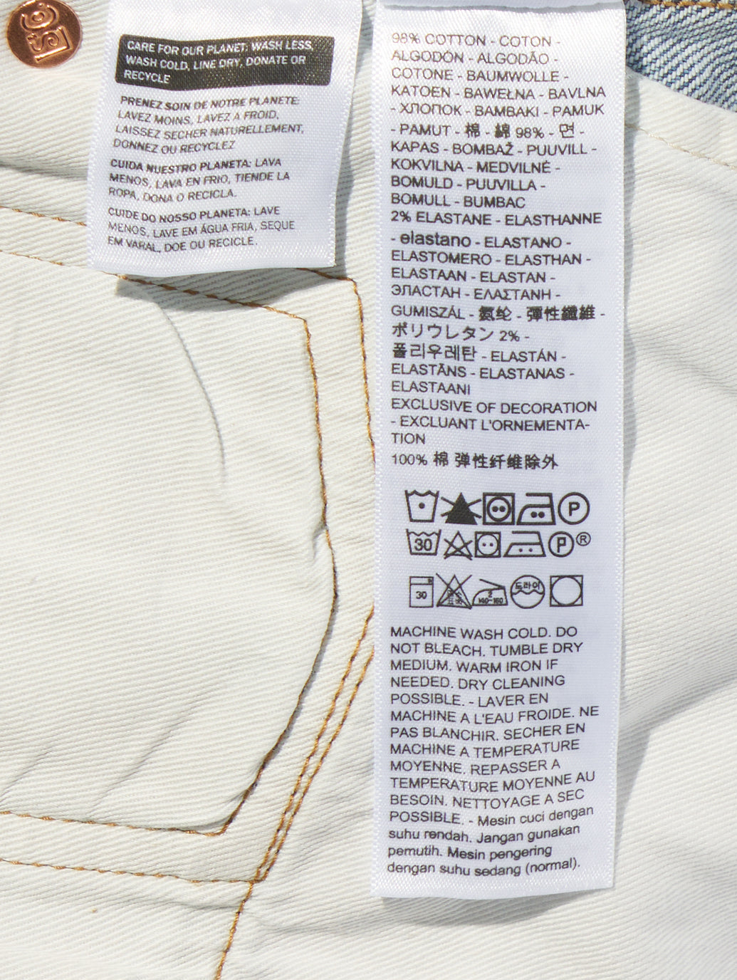 BLUETAB™ 502™ テーパードジーンズ ミディアムインディゴ