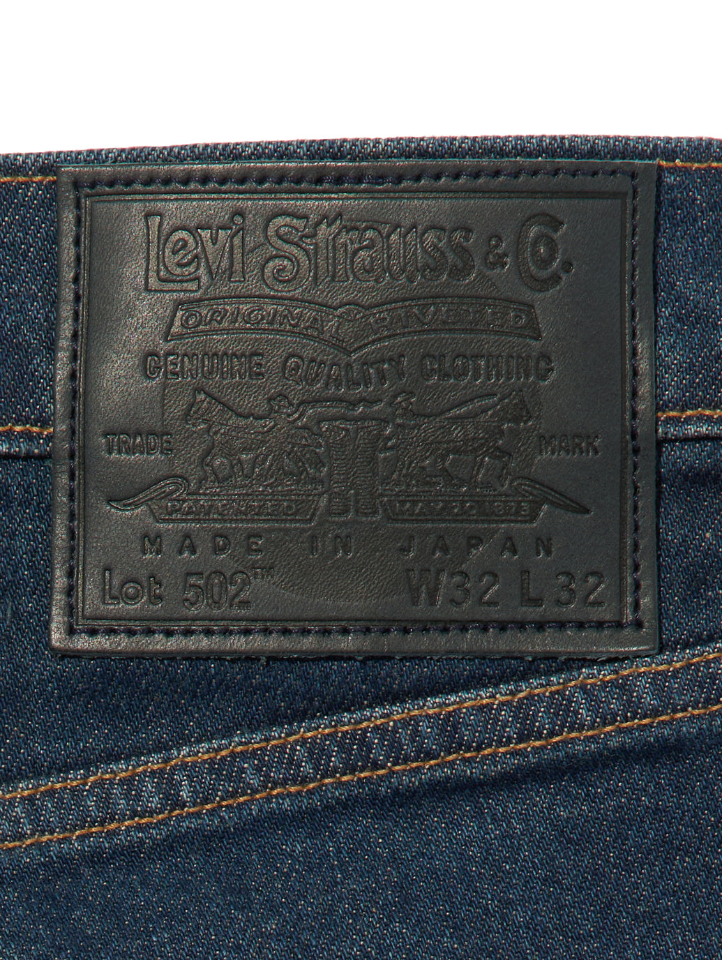 BLUETAB™ 502™ テーパードジーンズ ミディアムインディゴ MADE IN JAPAN