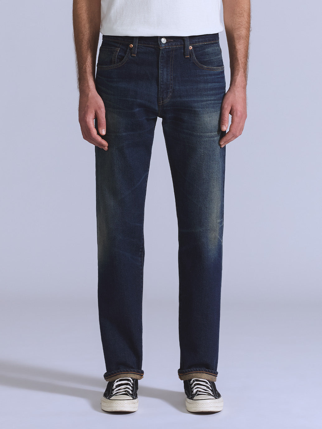 BLUETAB™ 502™ テーパードジーンズ ミディアムインディゴ MADE IN JAPAN