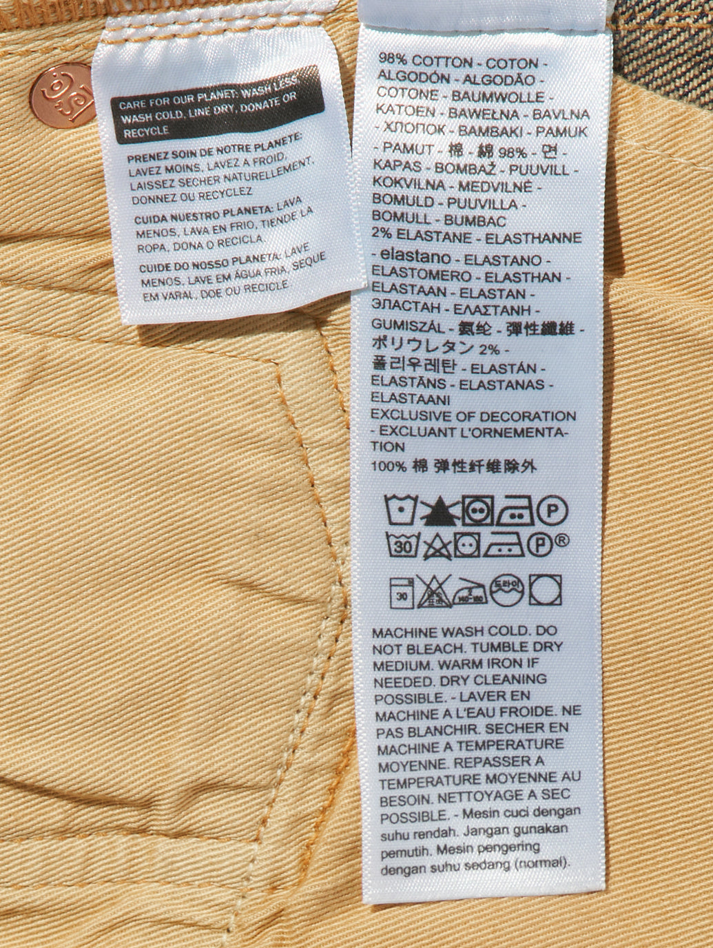 BLUETAB™ 502™ テーパードジーンズ ミディアムインディゴ MADE IN JAPAN