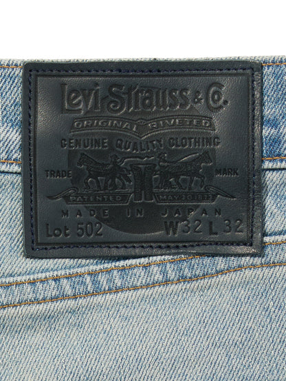 BLUETAB™ 502™ テーパードジーンズ ライトインディゴ MADE IN JAPAN