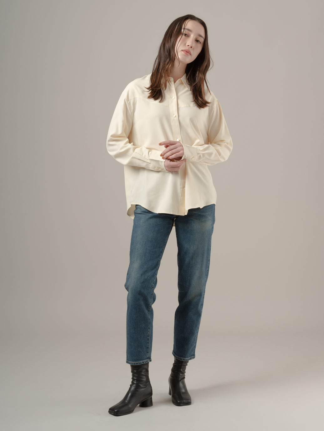 BLUETAB™ COLUMN ジーンズ ミディアムインディゴ MADE IN JAPAN