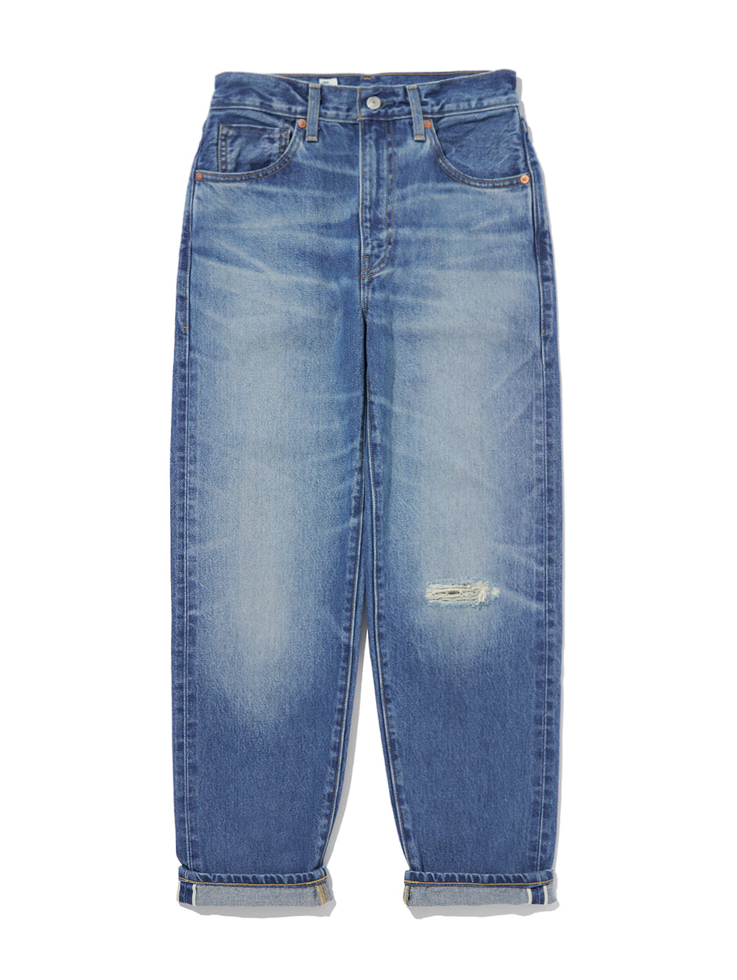 MADE IN JAPAN カラムジーンズ ミディアムインディゴ MONSHO