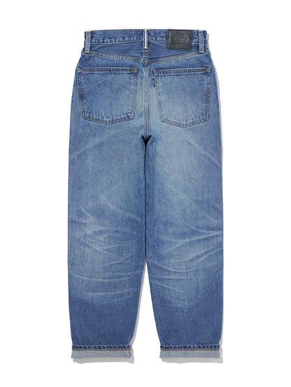 MADE IN JAPAN カラムジーンズ ミディアムインディゴ MONSHO