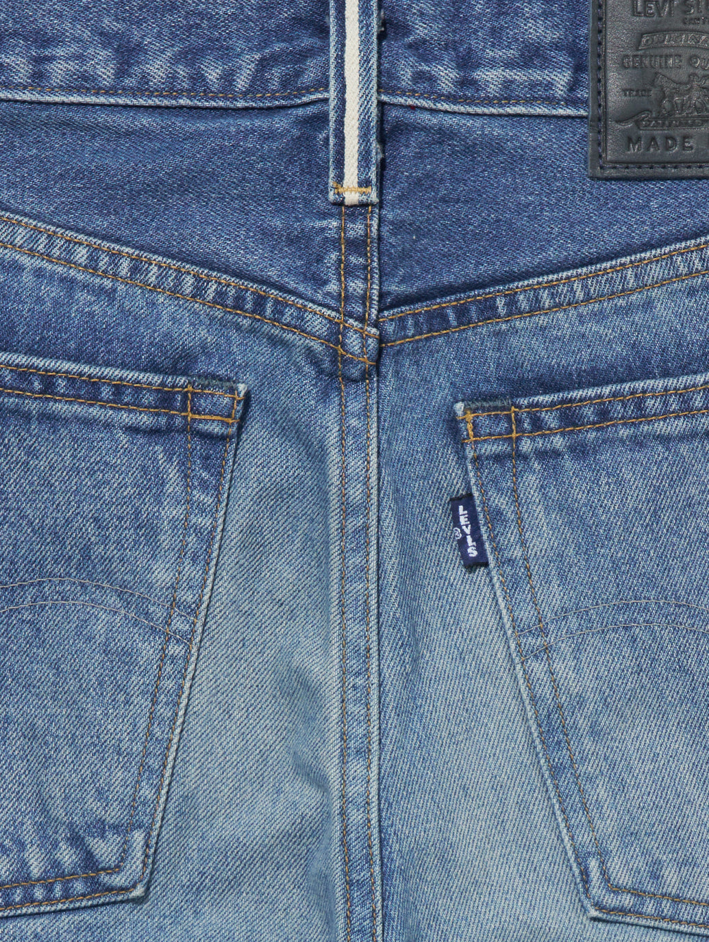 MADE IN JAPAN カラムジーンズ ミディアムインディゴ MONSHO