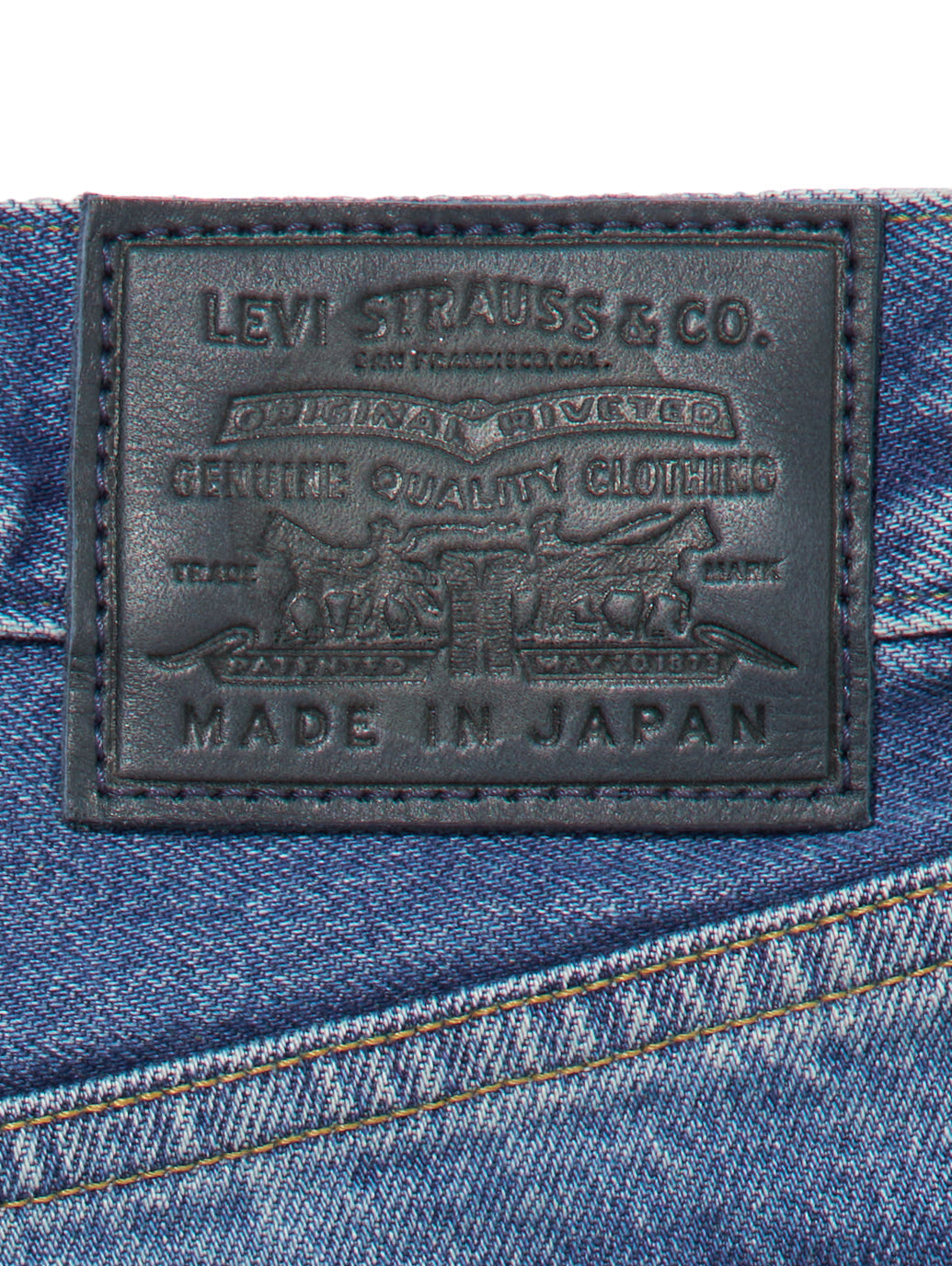 MADE IN JAPAN カラムジーンズ ミディアムインディゴ MONSHO