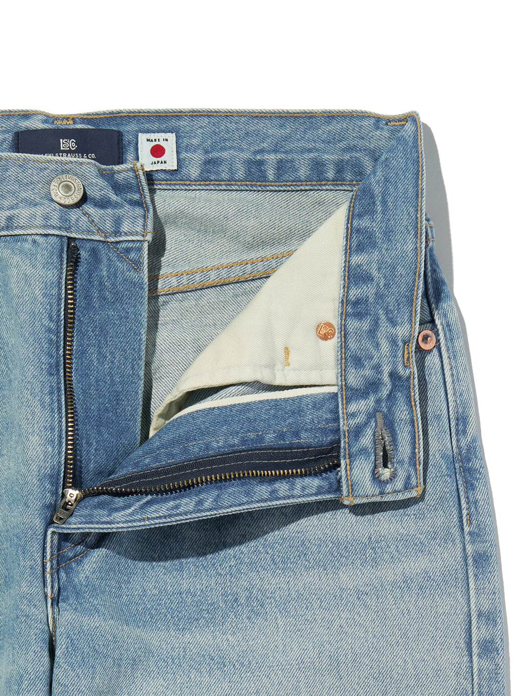 BLUETAB™ COLUMN ジーンズ ライトインディゴ MADE IN JAPAN