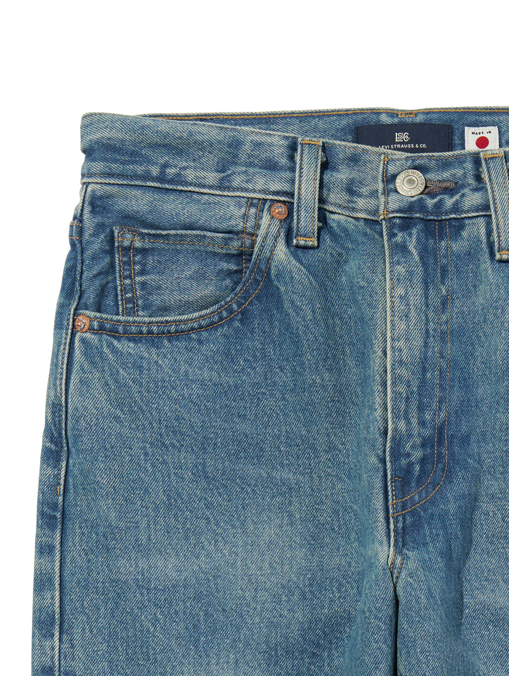 BLUETAB™ COLUMN ジーンズ ライトインディゴ MADE IN JAPAN