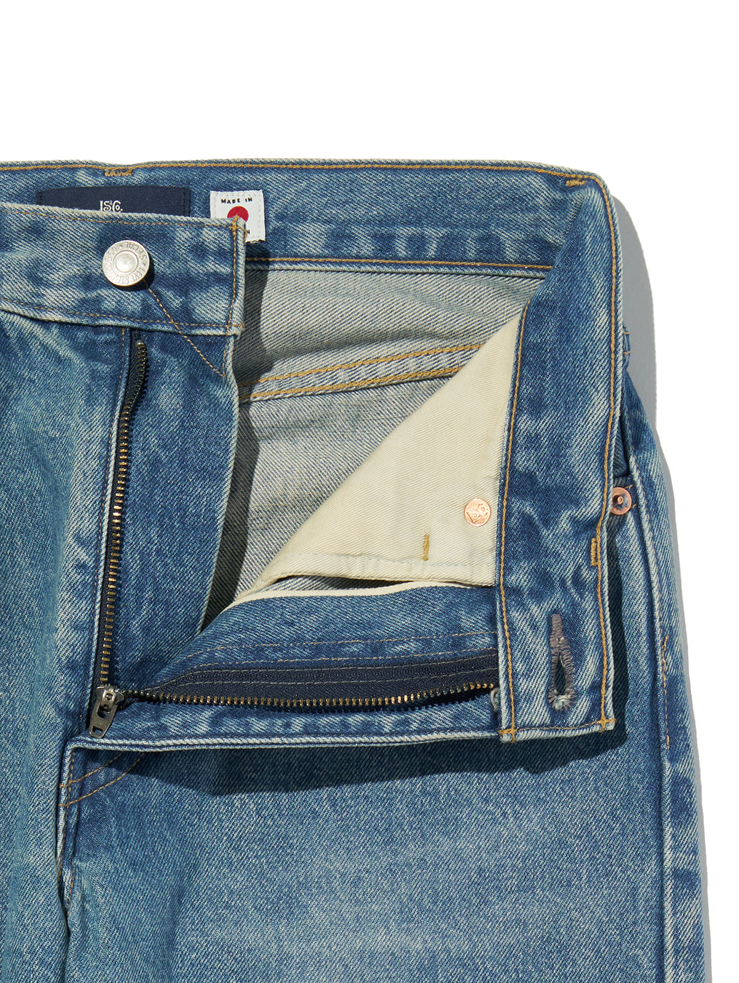 BLUETAB™ COLUMN ジーンズ ライトインディゴ MADE IN JAPAN