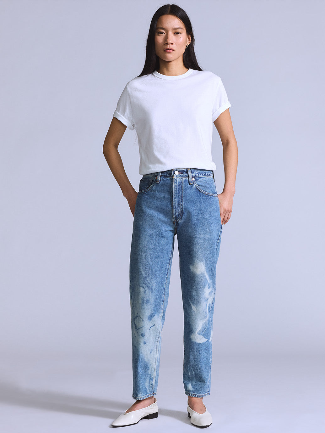 BLUETAB™ COLUMN ジーンズ ライトインディゴ MADE IN JAPAN