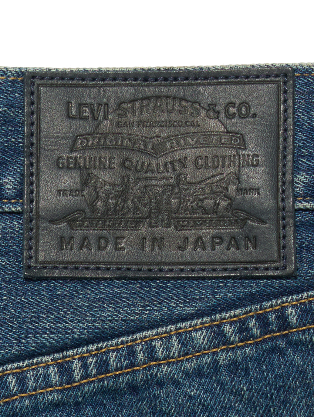 バレルジーンズ ミディアムインディゴ MADE IN JAPAN