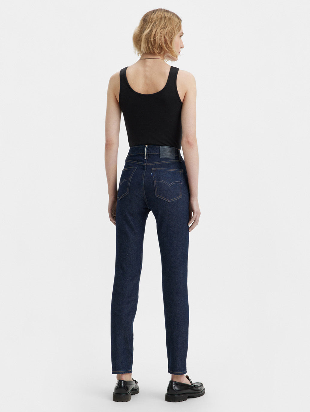 ハイライズ スリムジーンズ ダークインディゴ DARK RINSE MADE OF JAPAN