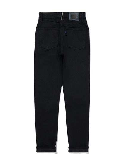 ハイライズ スリムジーンズ ブラック RINSE MADE OF JAPAN