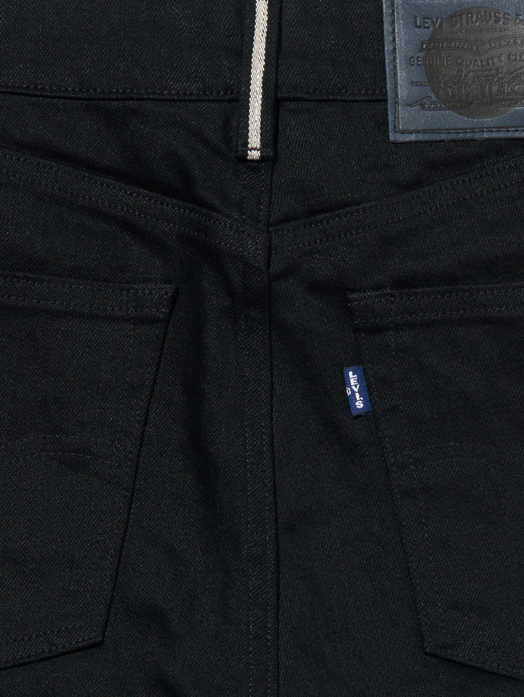 ハイライズ スリムジーンズ ブラック RINSE MADE OF JAPAN