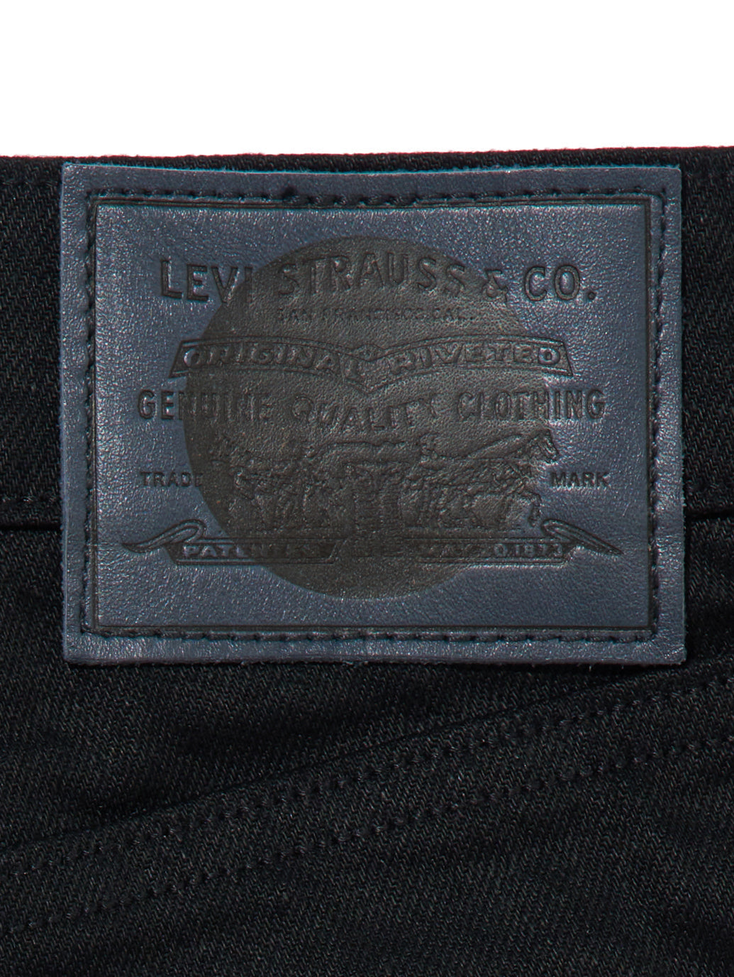 ハイライズ スリムジーンズ ブラック RINSE MADE OF JAPAN