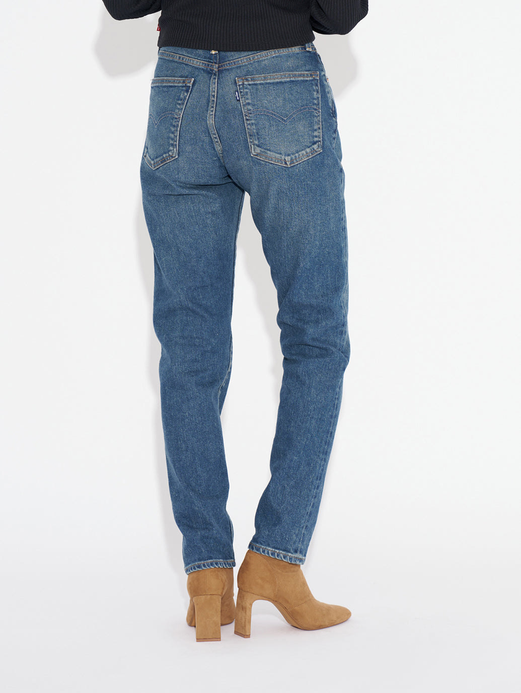 MADE IN JAPAN ハイライズ スリムジーンズ NONKINA