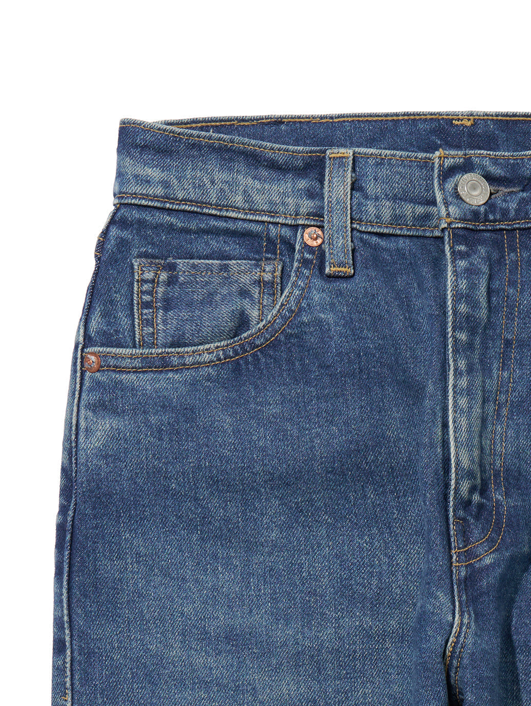 MADE IN JAPAN ハイライズ スリムジーンズ NONKINA