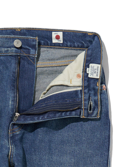 MADE IN JAPAN ハイライズ スリムジーンズ NONKINA