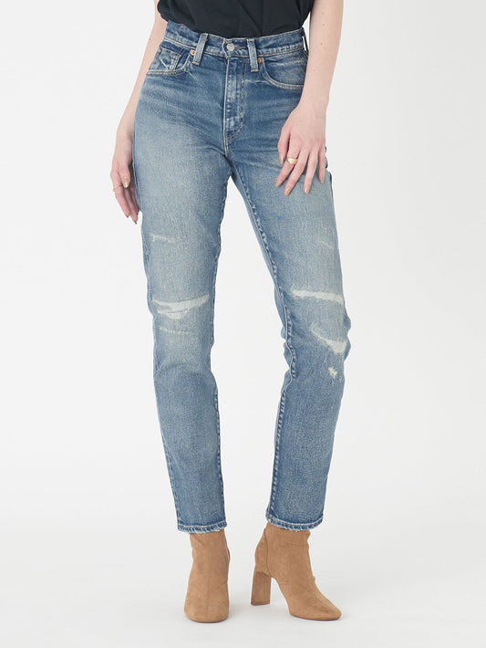 MADE IN JAPAN ハイライズ BORROWED FROM THE BOYS ミディアムインディゴ AZURA