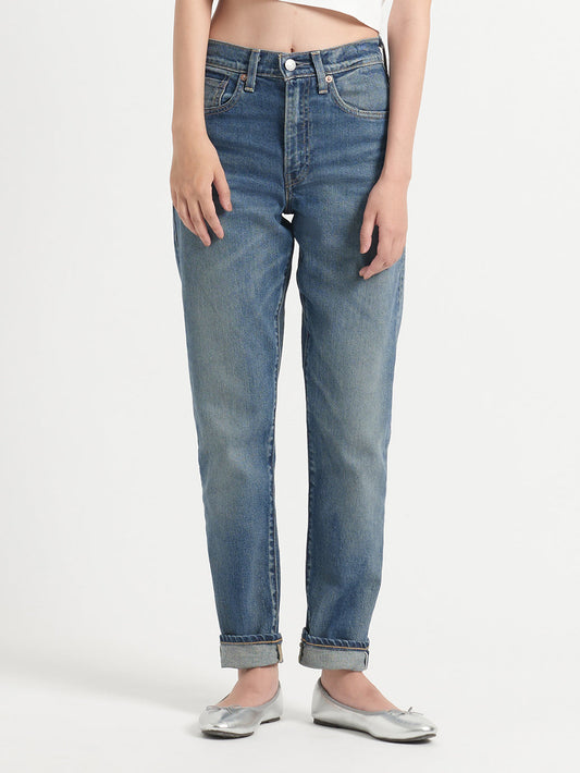 ハイライズ BORROWED FROM THE BOYS ミディアムインディゴ MINERAL MADE IN JAPAN