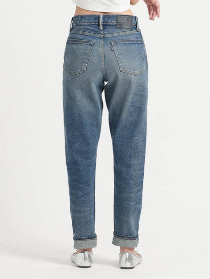 ハイライズ BORROWED FROM THE BOYS ミディアムインディゴ MINERAL MADE IN JAPAN