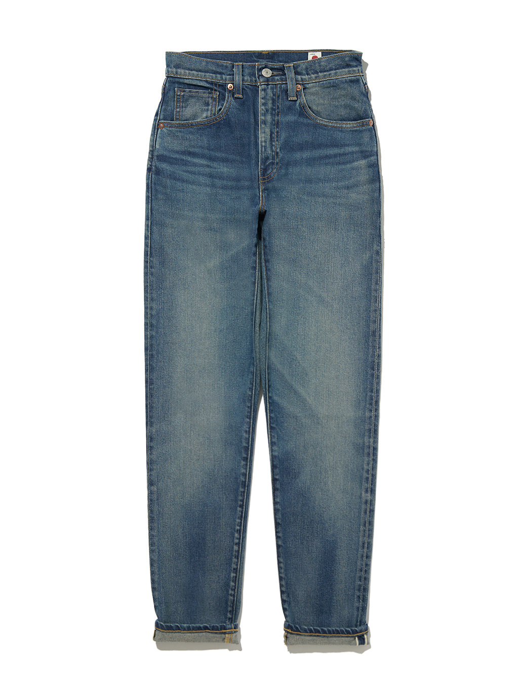 ハイライズ BORROWED FROM THE BOYS ミディアムインディゴ MINERAL MADE IN JAPAN