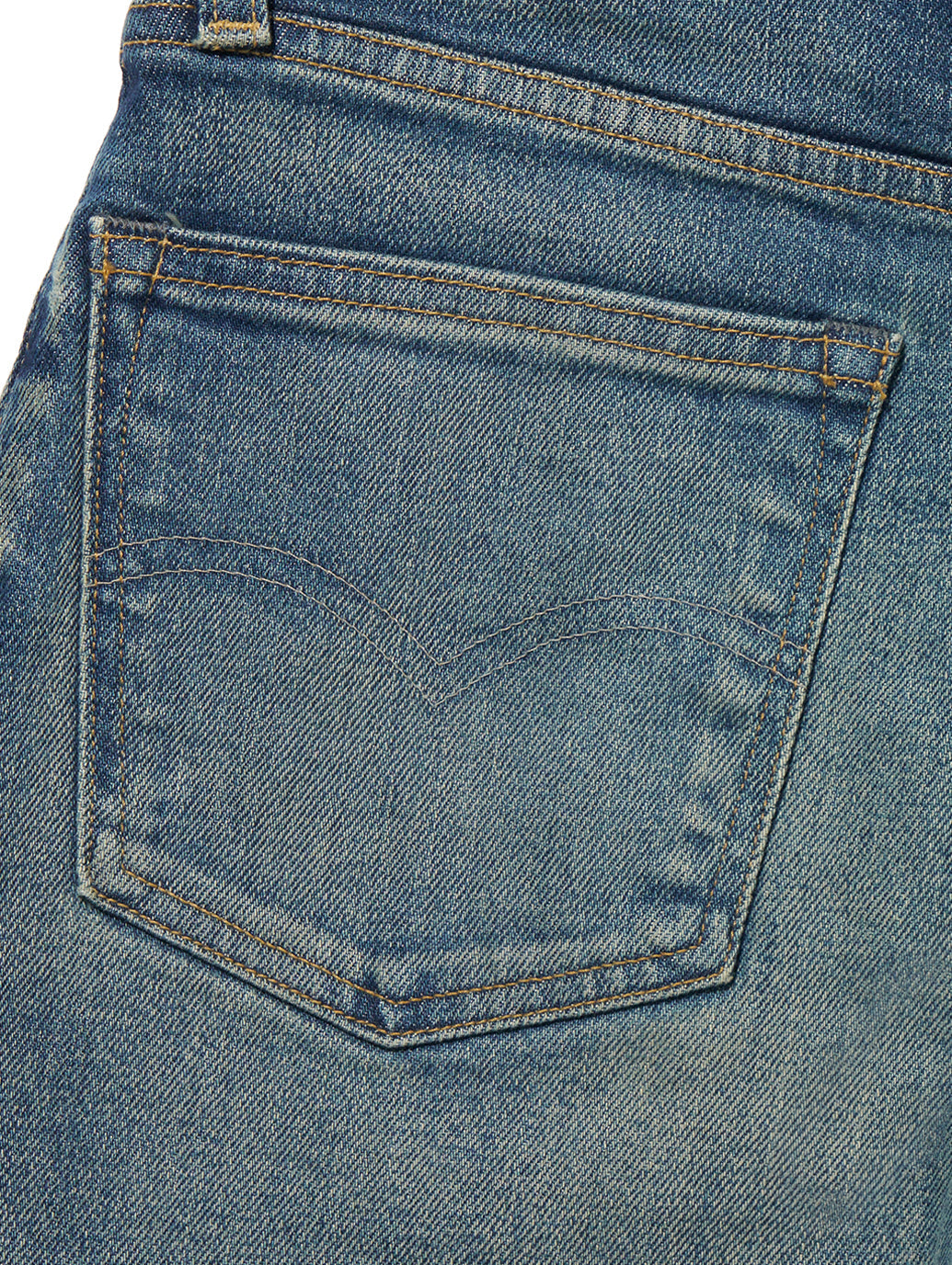 ハイライズ BORROWED FROM THE BOYS ミディアムインディゴ MINERAL MADE IN JAPAN