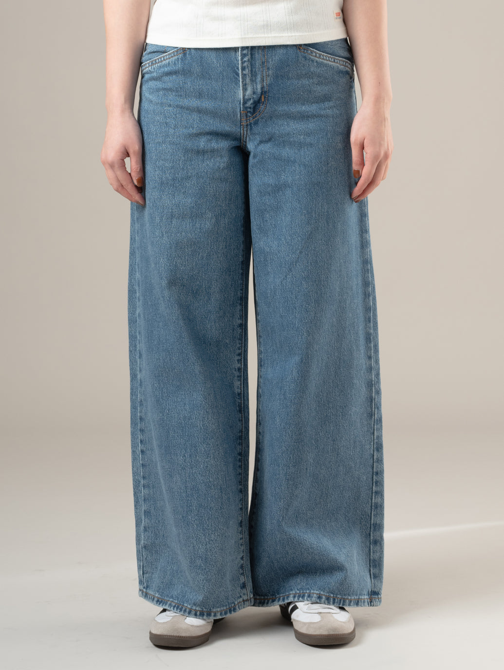 94 BAGGY WIDE LEG ジーンズ ミディアムインディゴ
