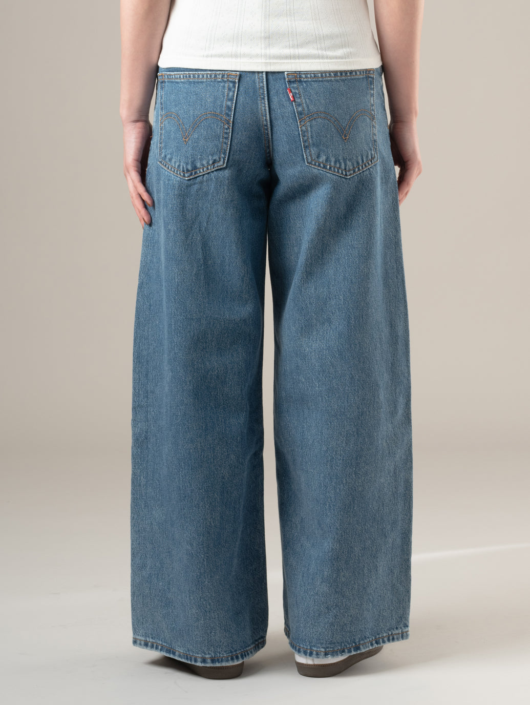 94 BAGGY WIDE LEG ジーンズ ミディアムインディゴ
