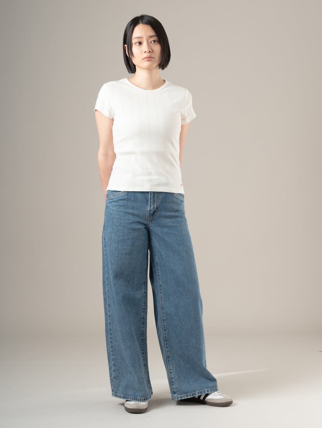 94 BAGGY WIDE LEG ジーンズ ミディアムインディゴ