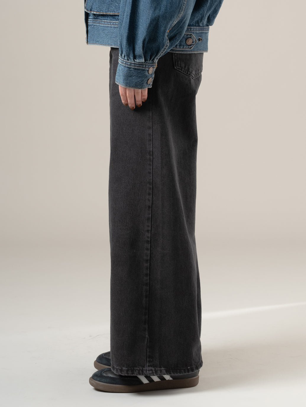 94 BAGGY WIDE LEG ジーンズ ブラック