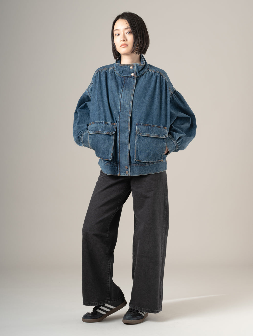 94 BAGGY WIDE LEG ジーンズ ブラック