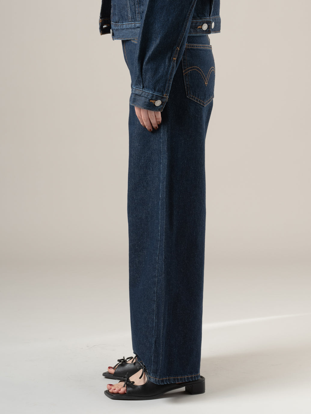 94 BAGGY WIDE LEG ジーンズ ダークインディゴ