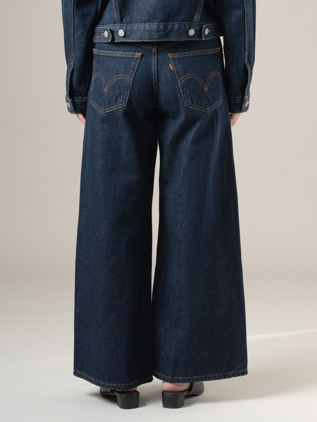 94 BAGGY WIDE LEG ジーンズ ダークインディゴ