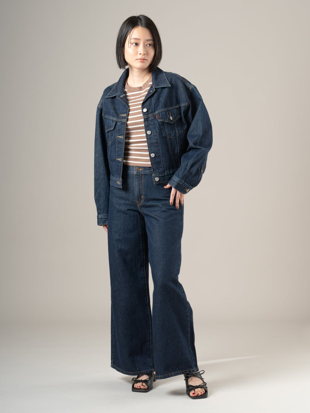 94 BAGGY WIDE LEG ジーンズ ダークインディゴ