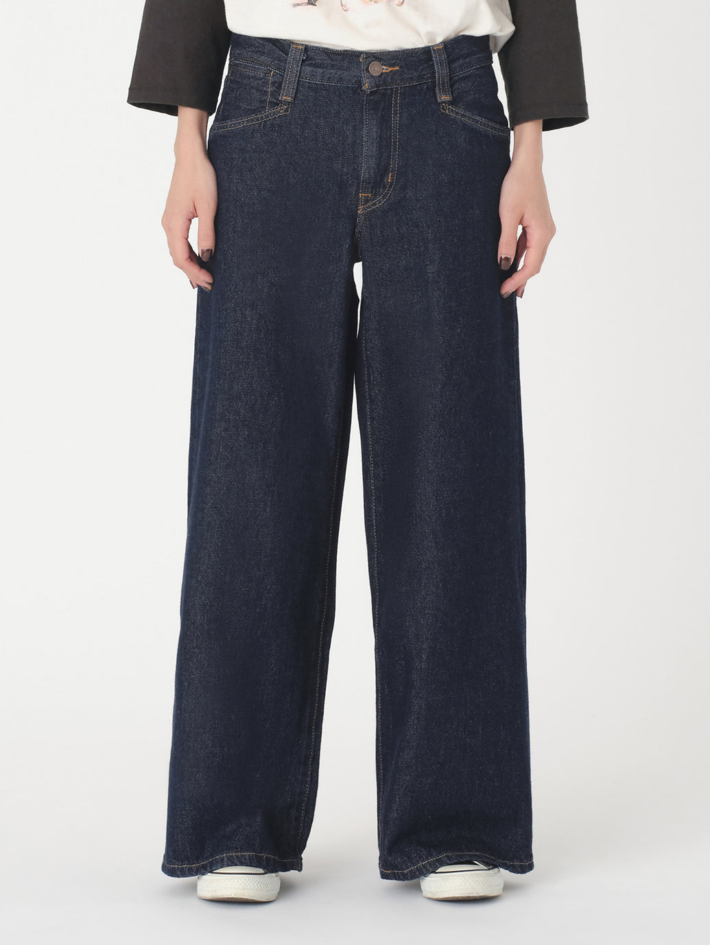 94 BAGGY WIDE LEG ジーンズ ダークインディゴ