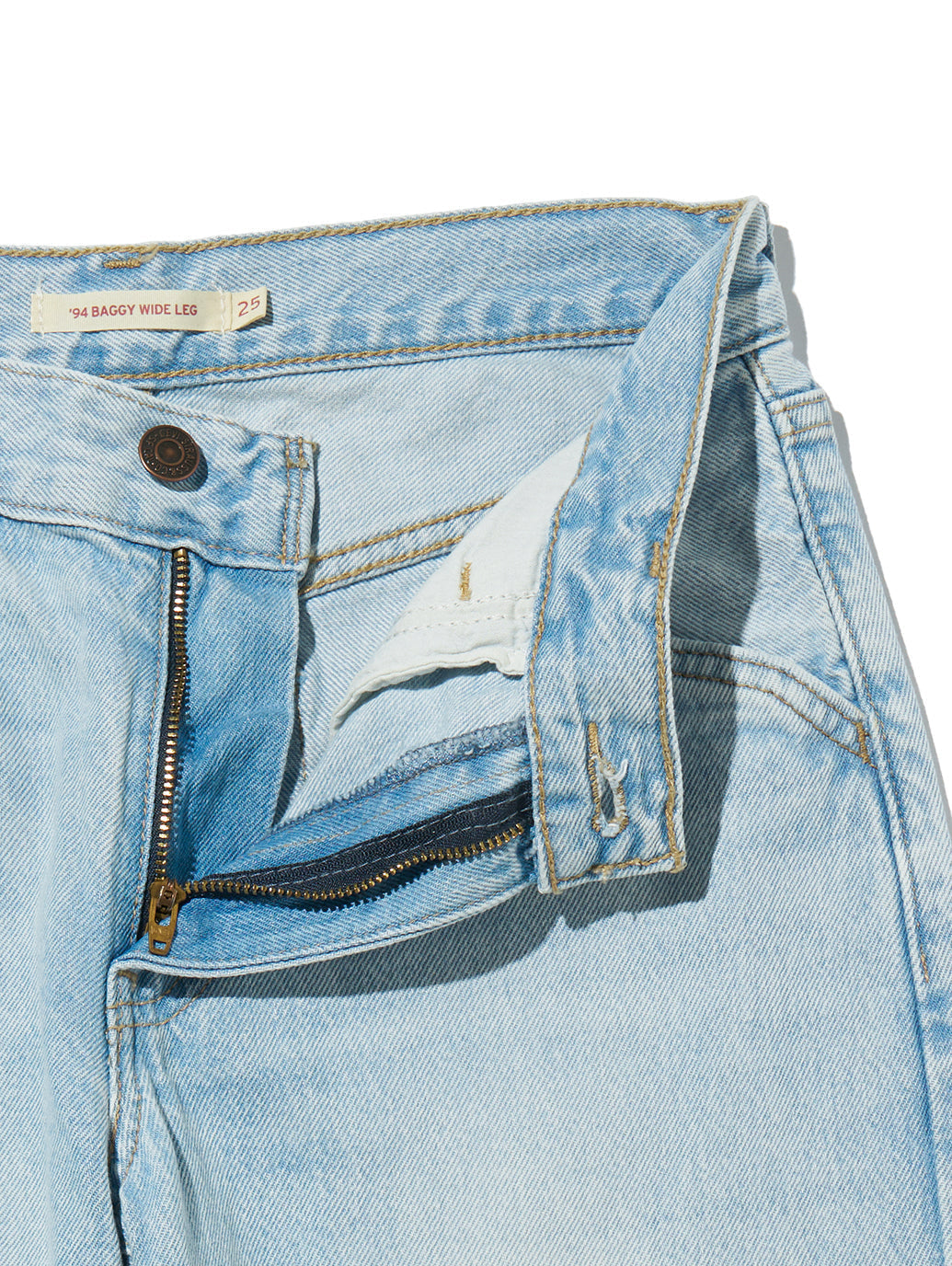 94 BAGGY ジーンズ WIDE LEG ライトインディゴ