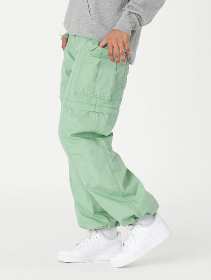 コンバーチブルカーゴパンツ グリーン