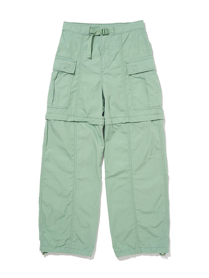 コンバーチブルカーゴパンツ グリーン