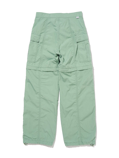 コンバーチブルカーゴパンツ グリーン