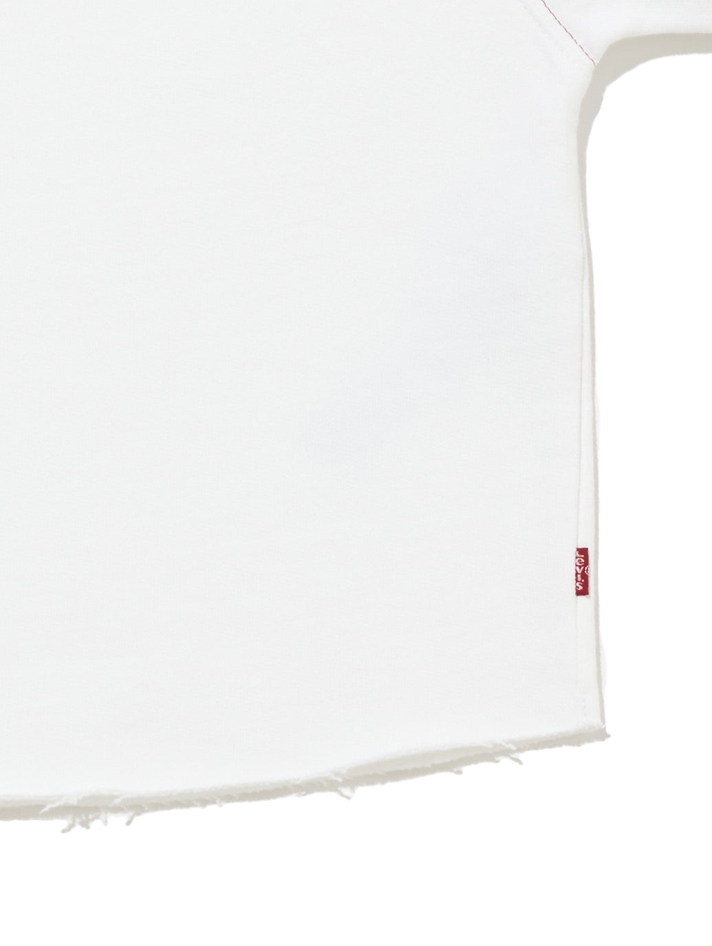 グラフィック クルーネック 長袖カットソー ホワイト MONOGRAM BRIGHT