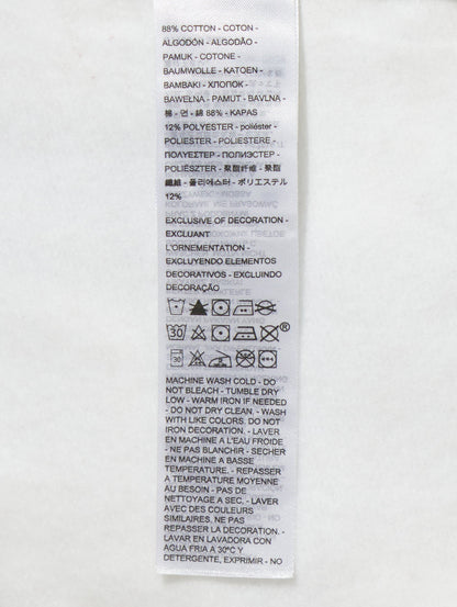 グラフィック クルーネック 長袖カットソー ホワイト MONOGRAM BRIGHT