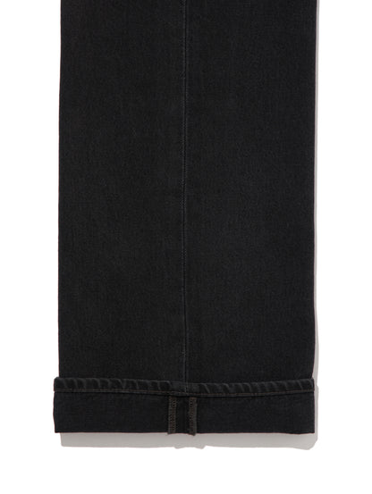 RIBCAGE WIDE LEG ブラック