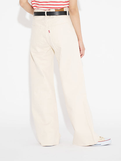 RIBCAGE WIDE LEG ホワイト BARELY FREEZING