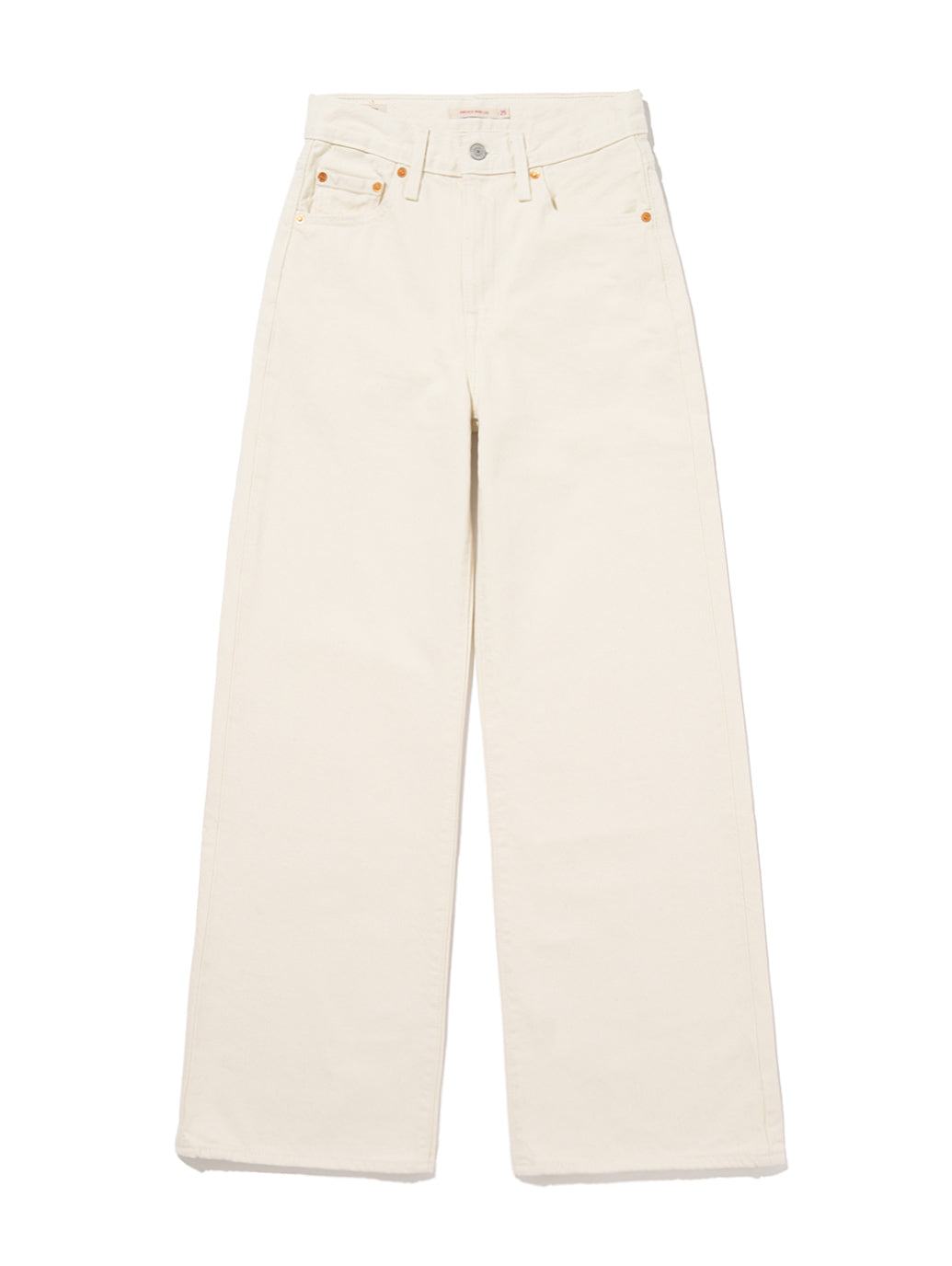 RIBCAGE WIDE LEG ホワイト BARELY FREEZING