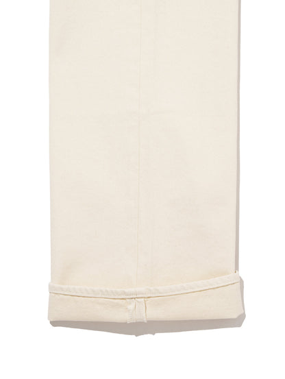 RIBCAGE WIDE LEG ホワイト BARELY FREEZING