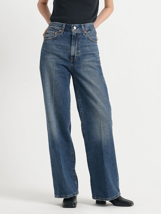 RIBCAGE WIDE LEG ダークインディゴ POLAR PERIMITER