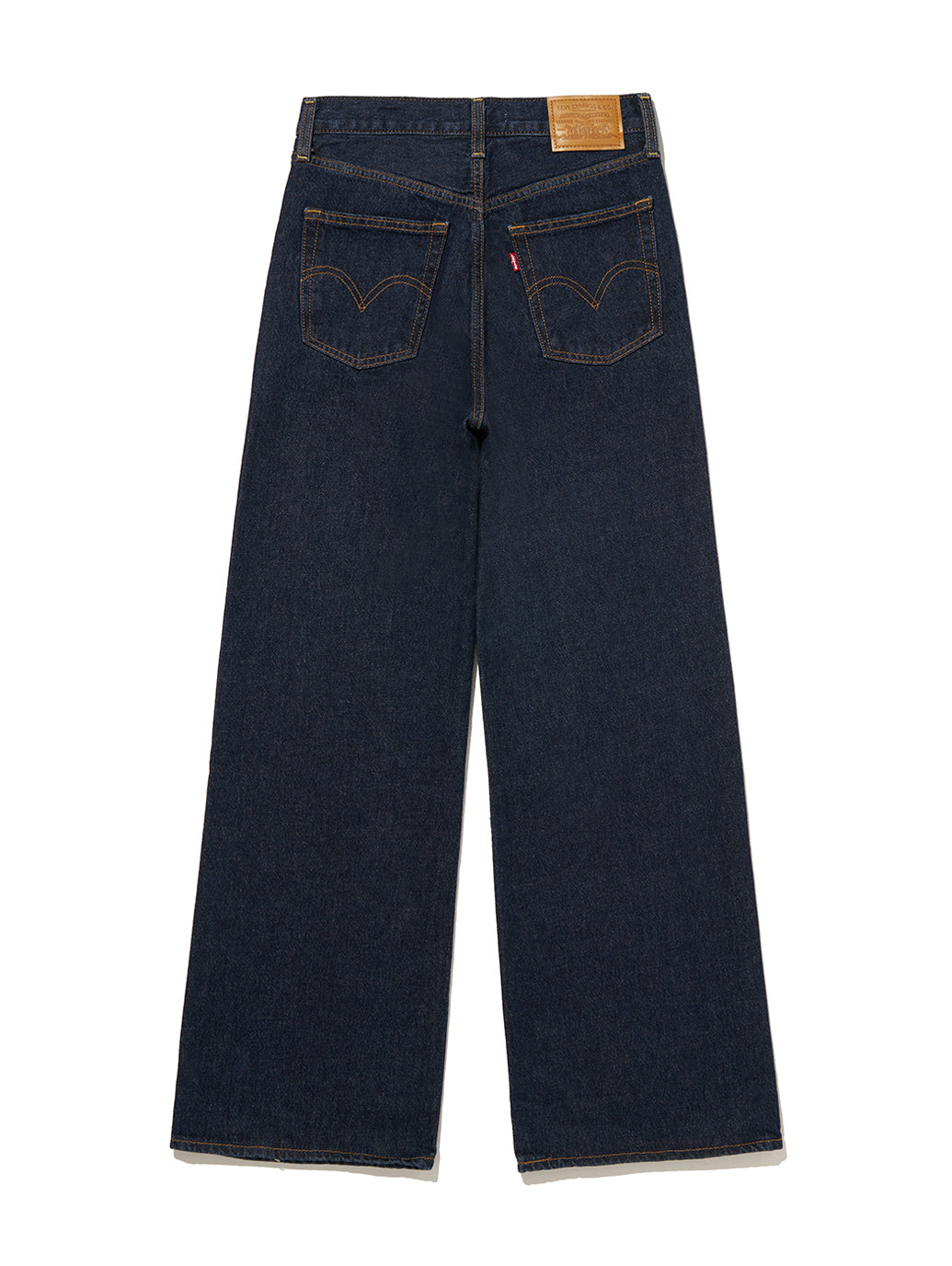 RIBCAGE WIDE LEG ジーンズ ダークインディゴ